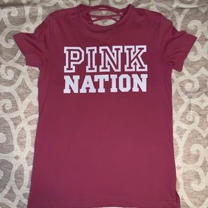 Pink nation tee